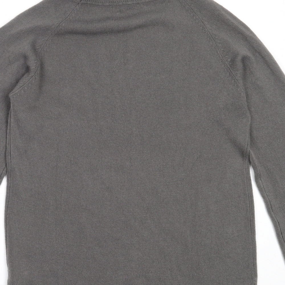 Atmosphere Womens Grey Roll Neck  Acrylic Pullover Jumper Size 10