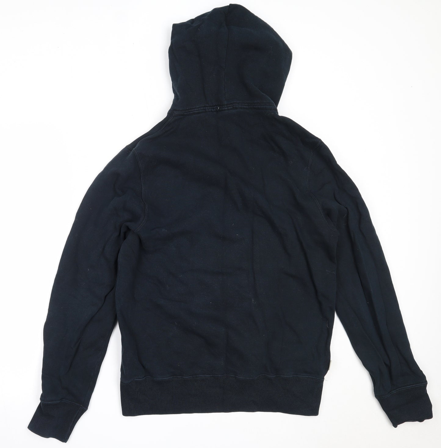 Franklin & Marshall Mens Blue  Cotton Pullover Hoodie Size M