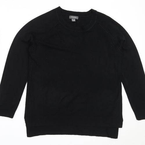 Primark Womens Black Round Neck  Acrylic Pullover Jumper Size L