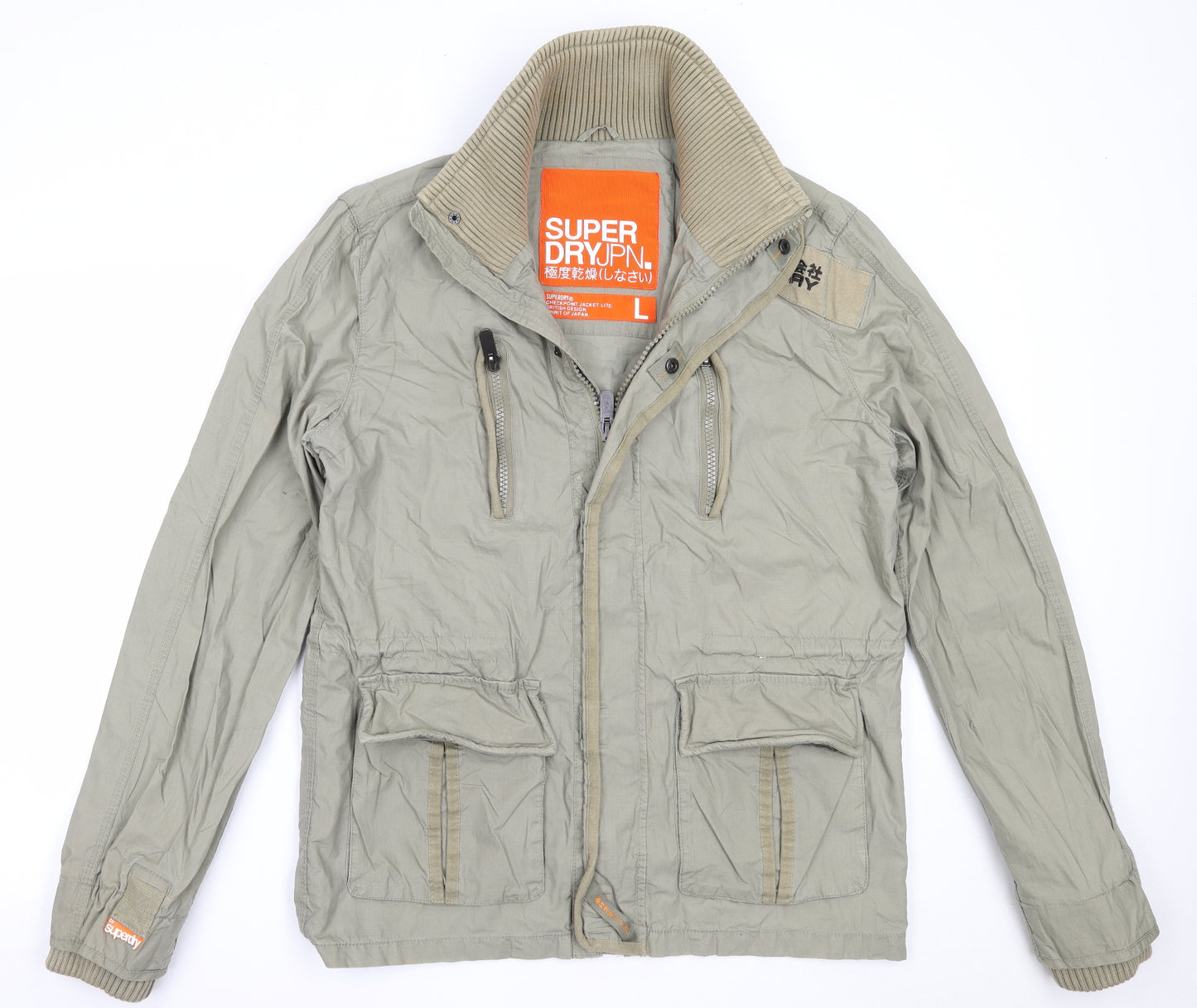Superdry Mens Green   Jacket Coat Size L