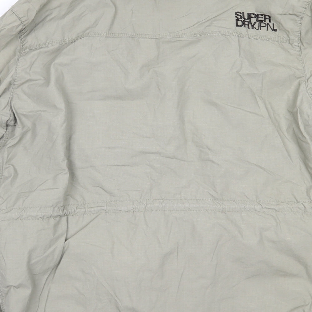 Superdry Mens Green   Jacket Coat Size L
