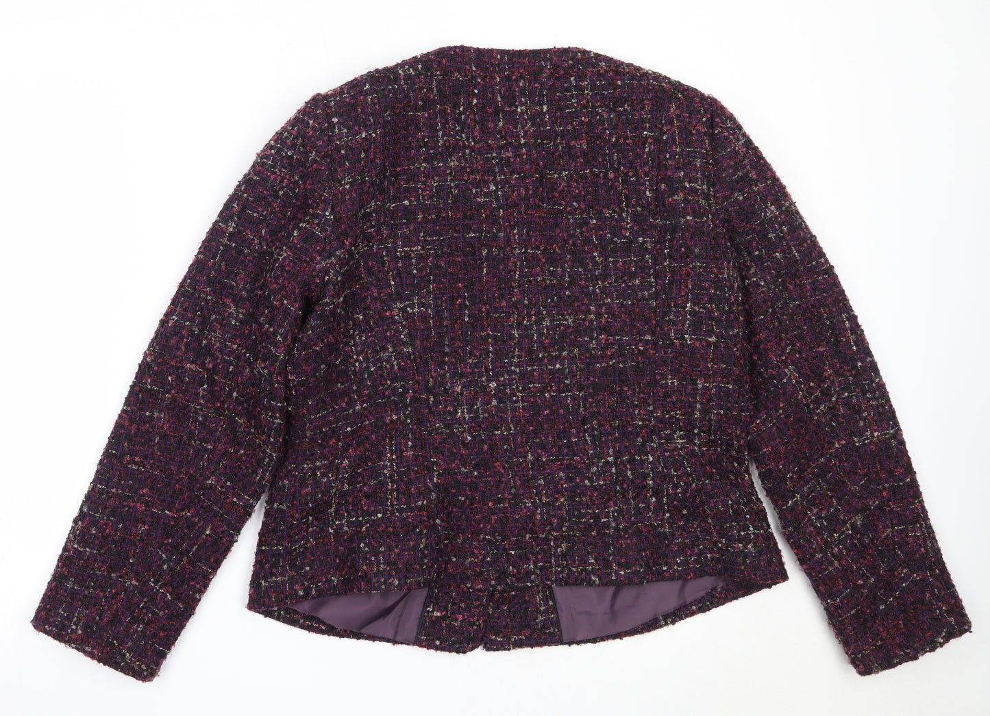 Marks and Spencer Womens Purple   Overcoat Coat Size 14