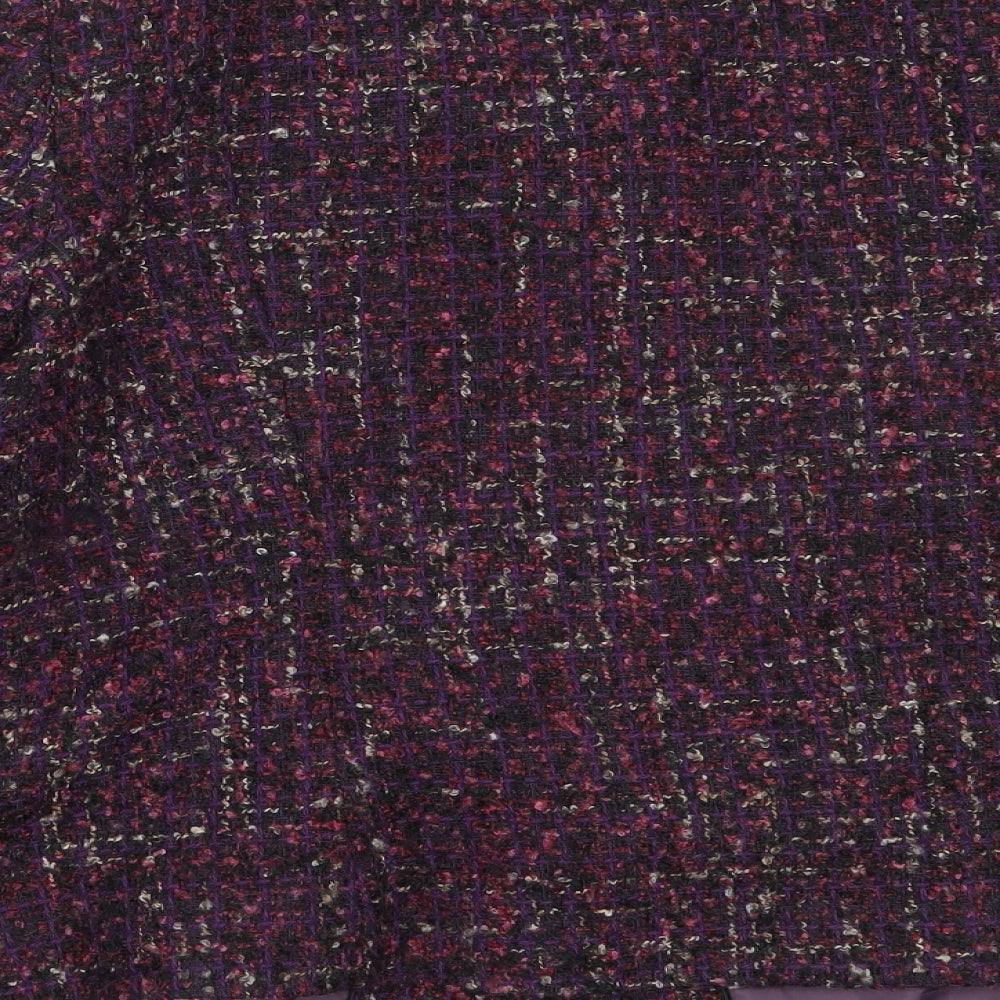 Marks and Spencer Womens Purple   Overcoat Coat Size 14