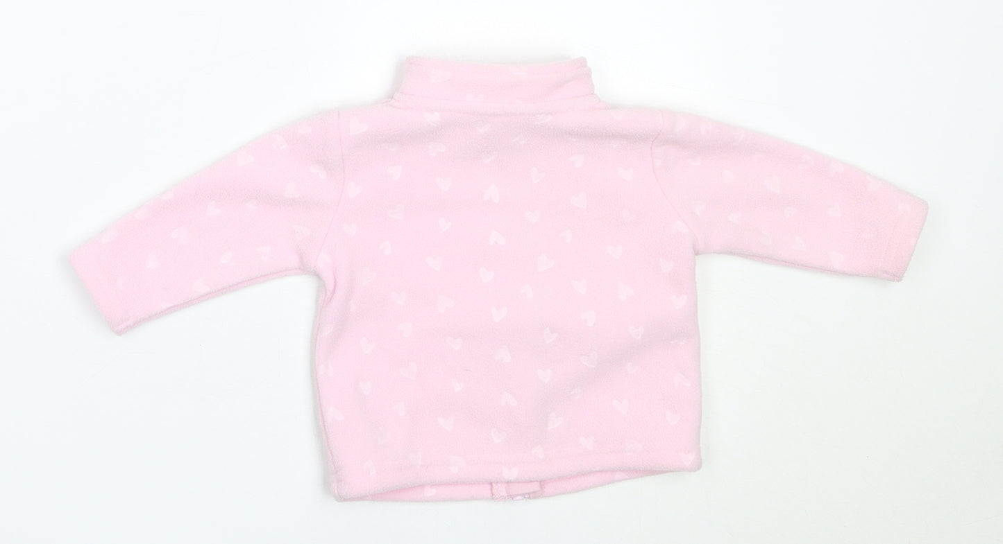 Dunnes Stores Girls Pink   Jacket  Size 0-3 Months