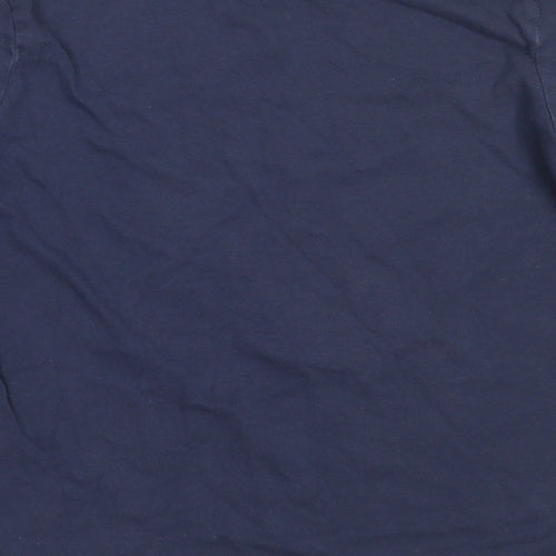 Oshkosh Boys Blue  Cotton Basic T-Shirt Size 10 Years Round Neck