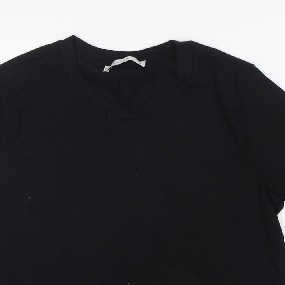 FW Bridge Womens Black  Modal Basic T-Shirt Size 16 Round Neck