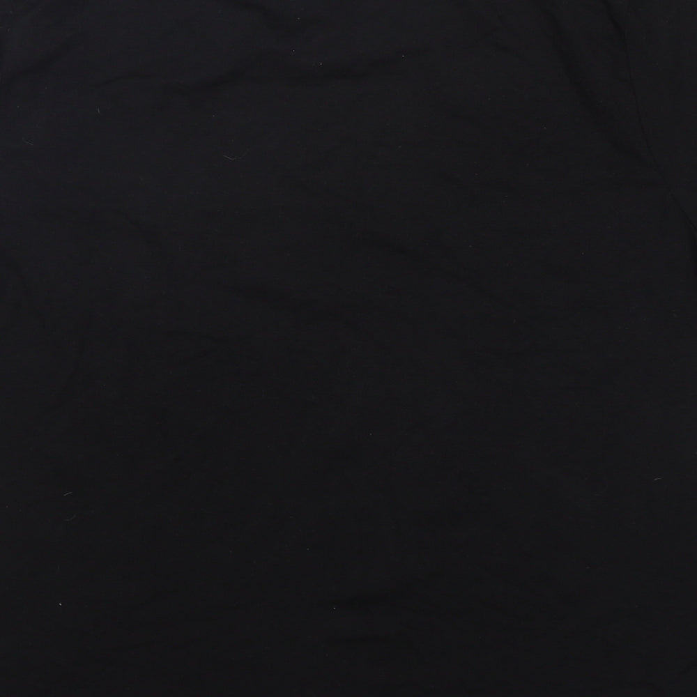 FW Bridge Womens Black  Modal Basic T-Shirt Size 16 Round Neck