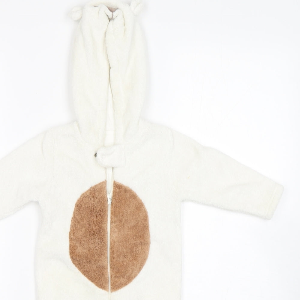 Mothercare Baby Beige  Polyester  One Piece Size 6-9 Months