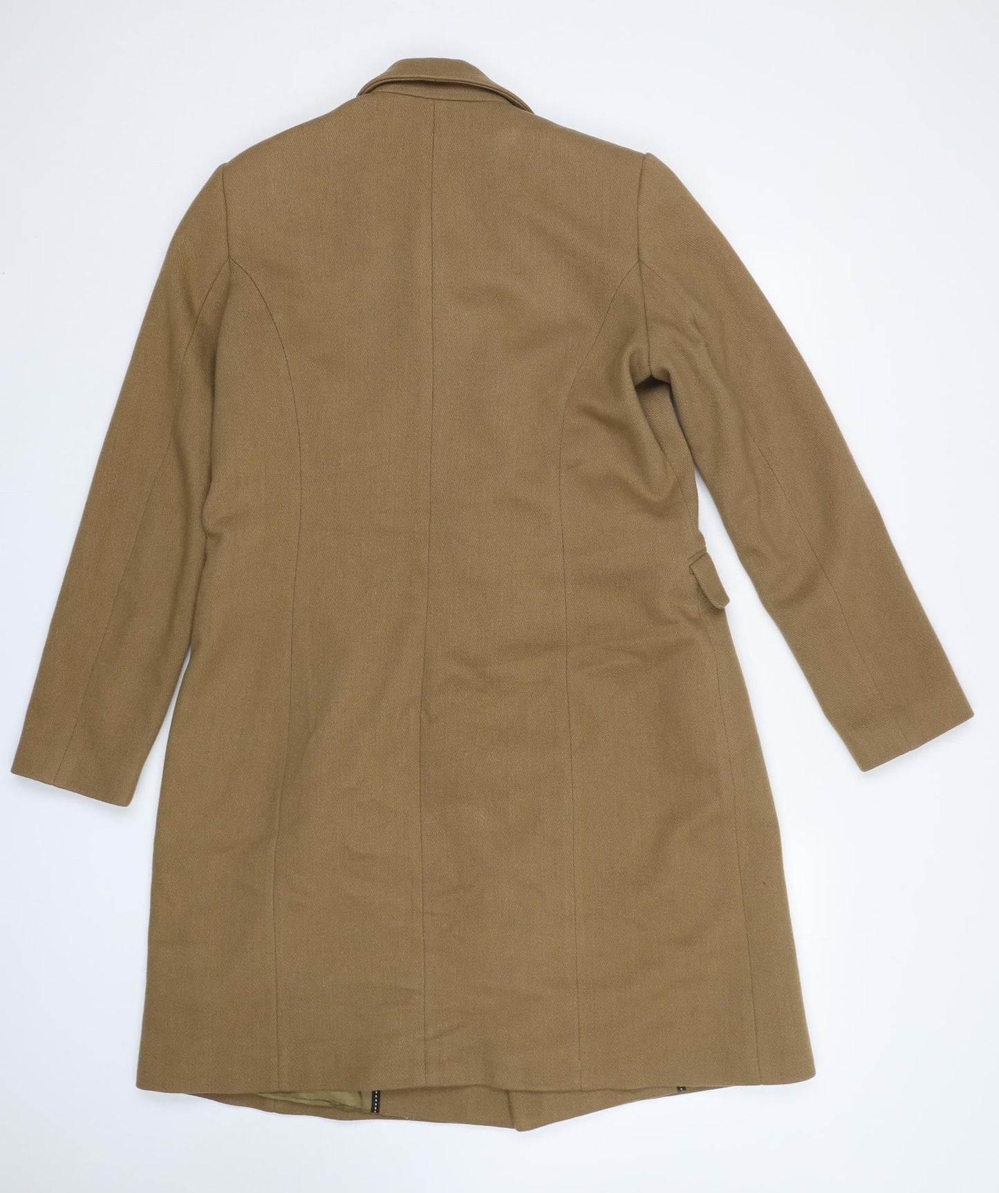 Mango Womens Brown   Overcoat Coat Size XL