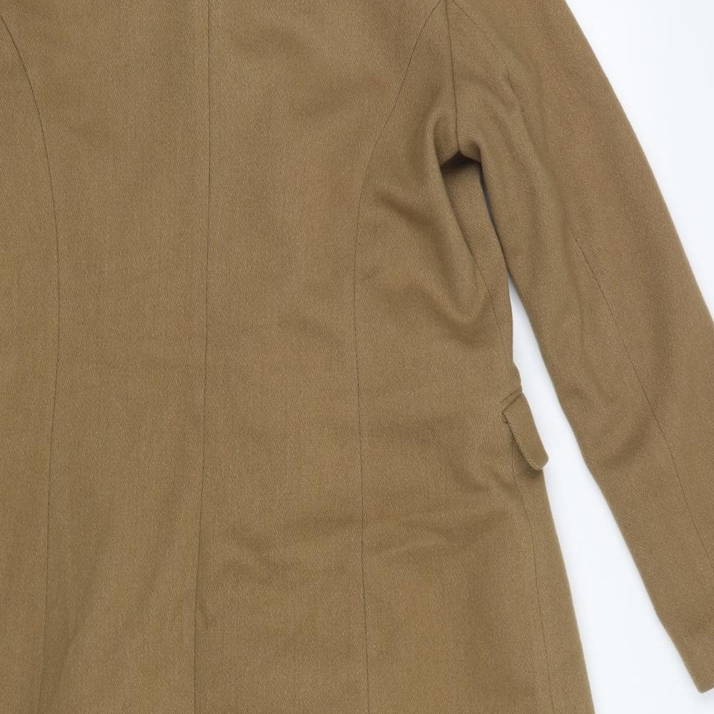 Mango Womens Brown   Overcoat Coat Size XL