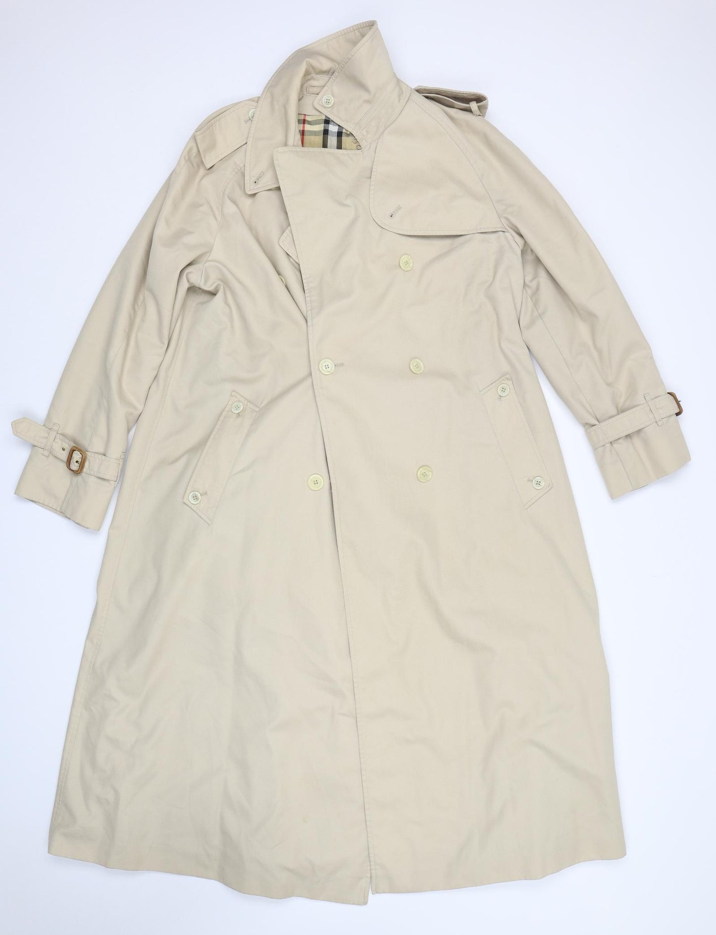 Bartsons Womens Beige   Trench Coat Coat Size 14