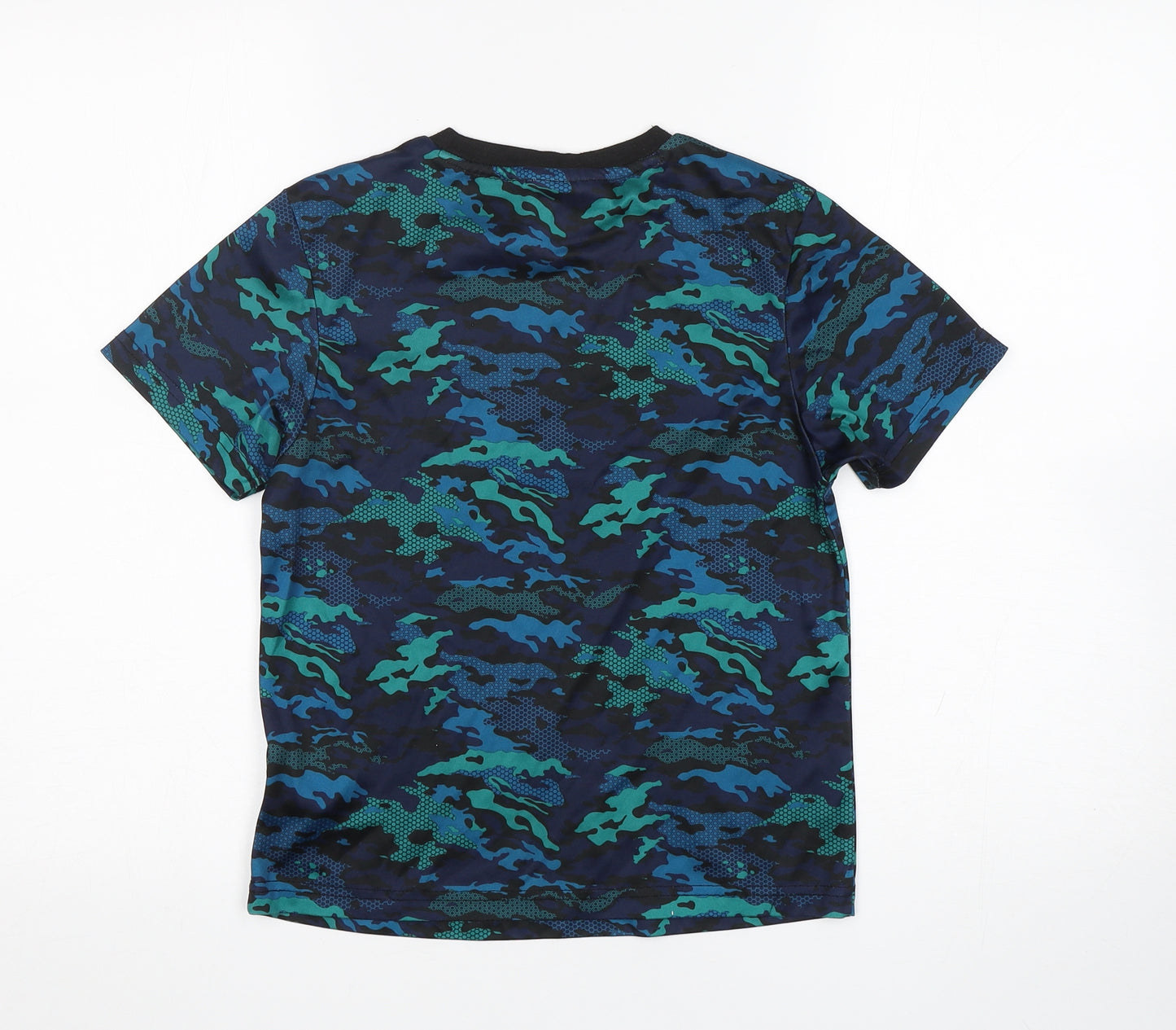 McKenzie Boys Multicoloured Camouflage  Basic T-Shirt Size 11 Years Round Neck