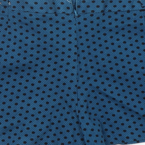Atmosphere Womens Green Polka Dot Cotton Hot Pants Shorts Size 12 L3 in Regular