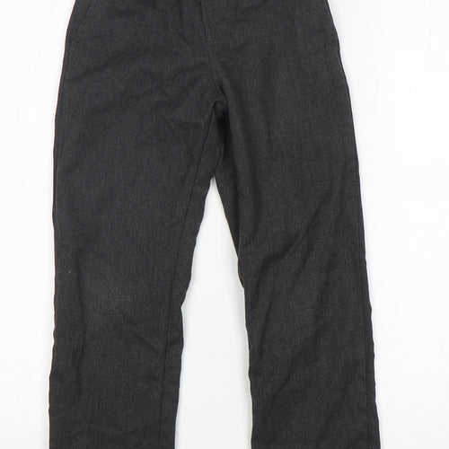 George Boys Grey  Polyester Dress Pants Trousers Size 6-7 Years  Regular