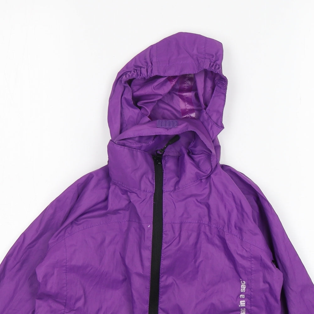 Target Dry Girls Purple   Rain Coat Coat Size 3 Years