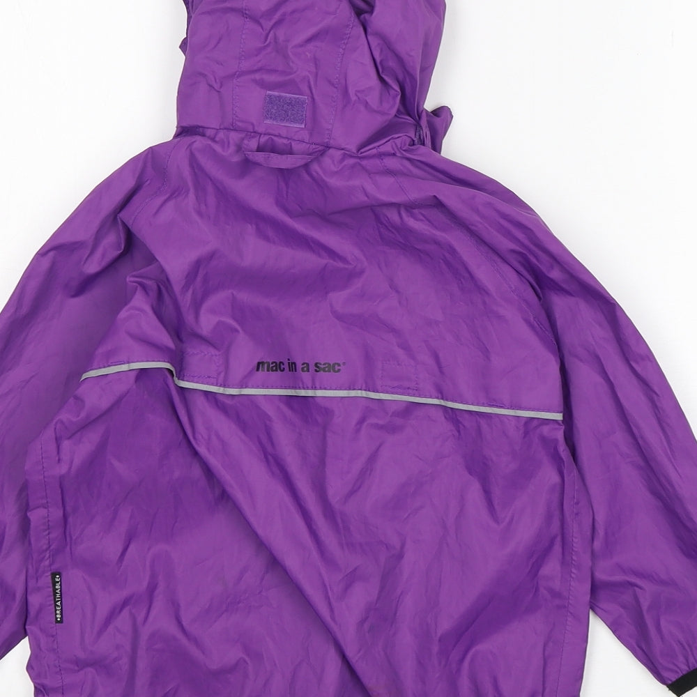 Target Dry Girls Purple   Rain Coat Coat Size 3 Years