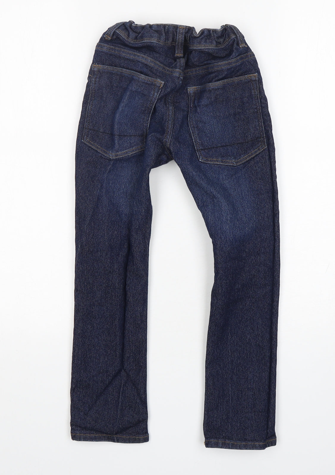 Matalan Boys Blue  Cotton Straight Jeans Size 7 Years  Slim