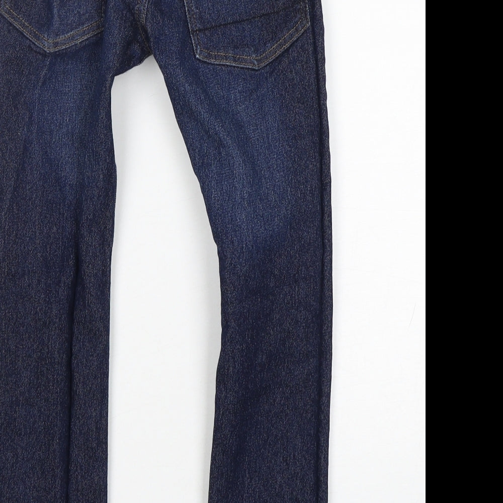 Matalan Boys Blue  Cotton Straight Jeans Size 7 Years  Slim