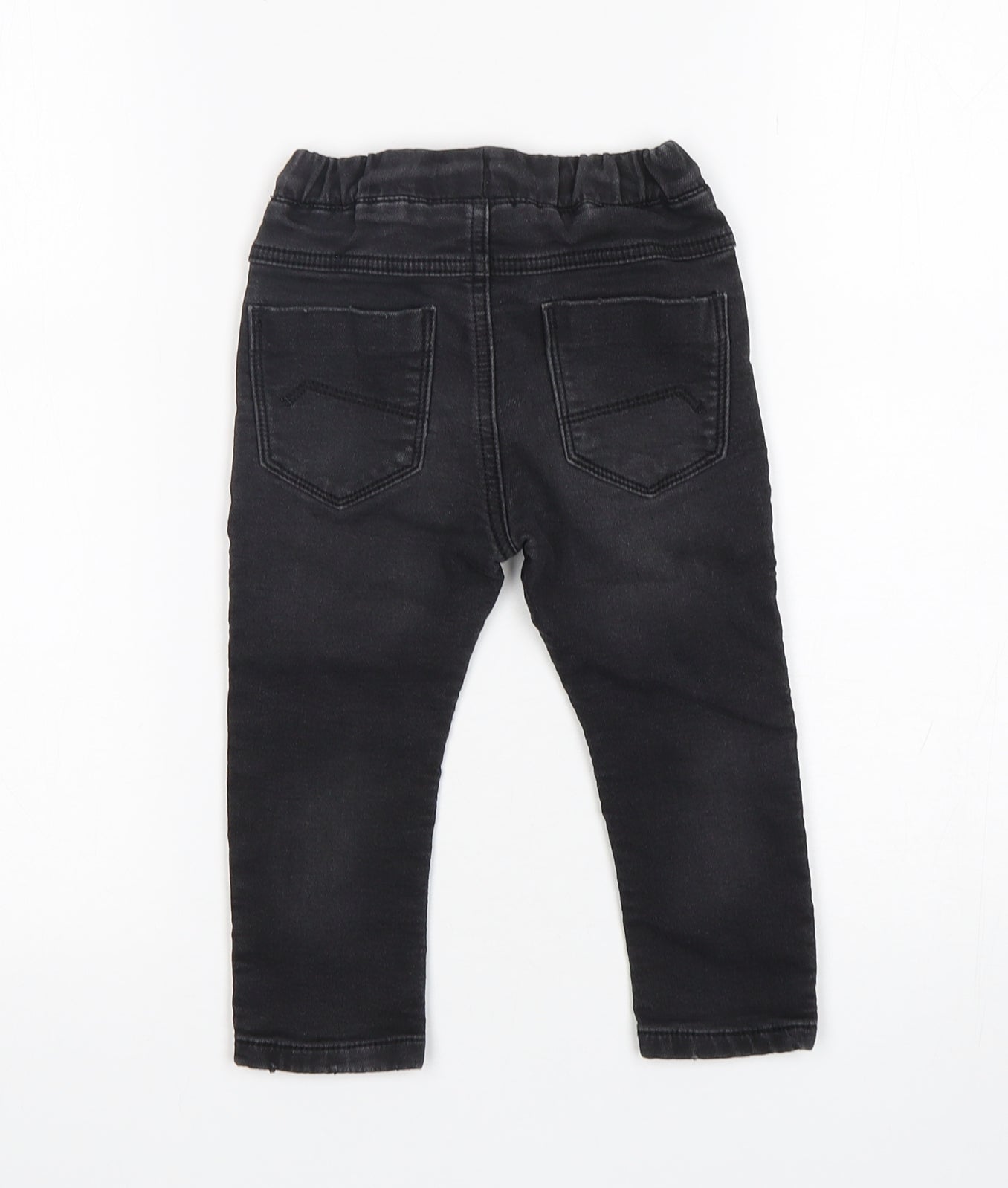 NEXT Boys Black  Cotton Jogger Jeans Size 18-24 Months