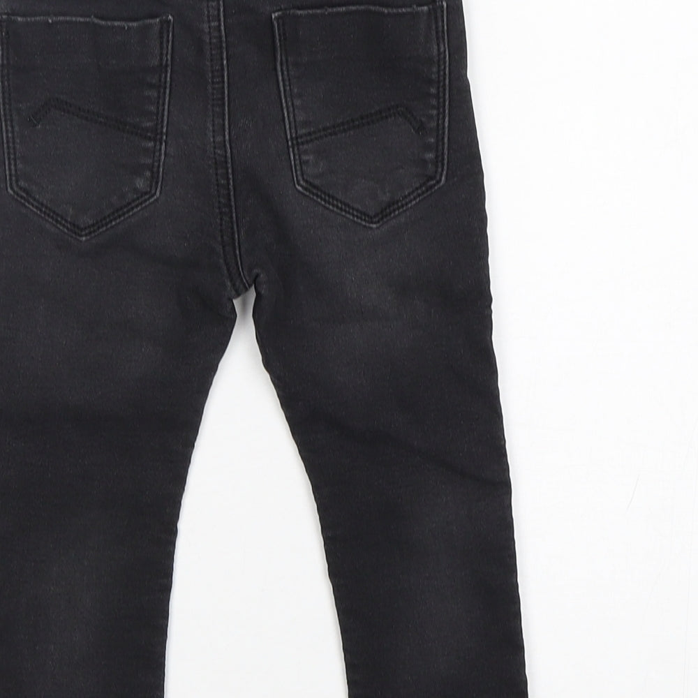 NEXT Boys Black  Cotton Jogger Jeans Size 18-24 Months
