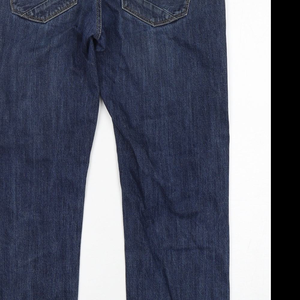 KVL Mens Blue   Straight Jeans Size 34 L29 in Regular