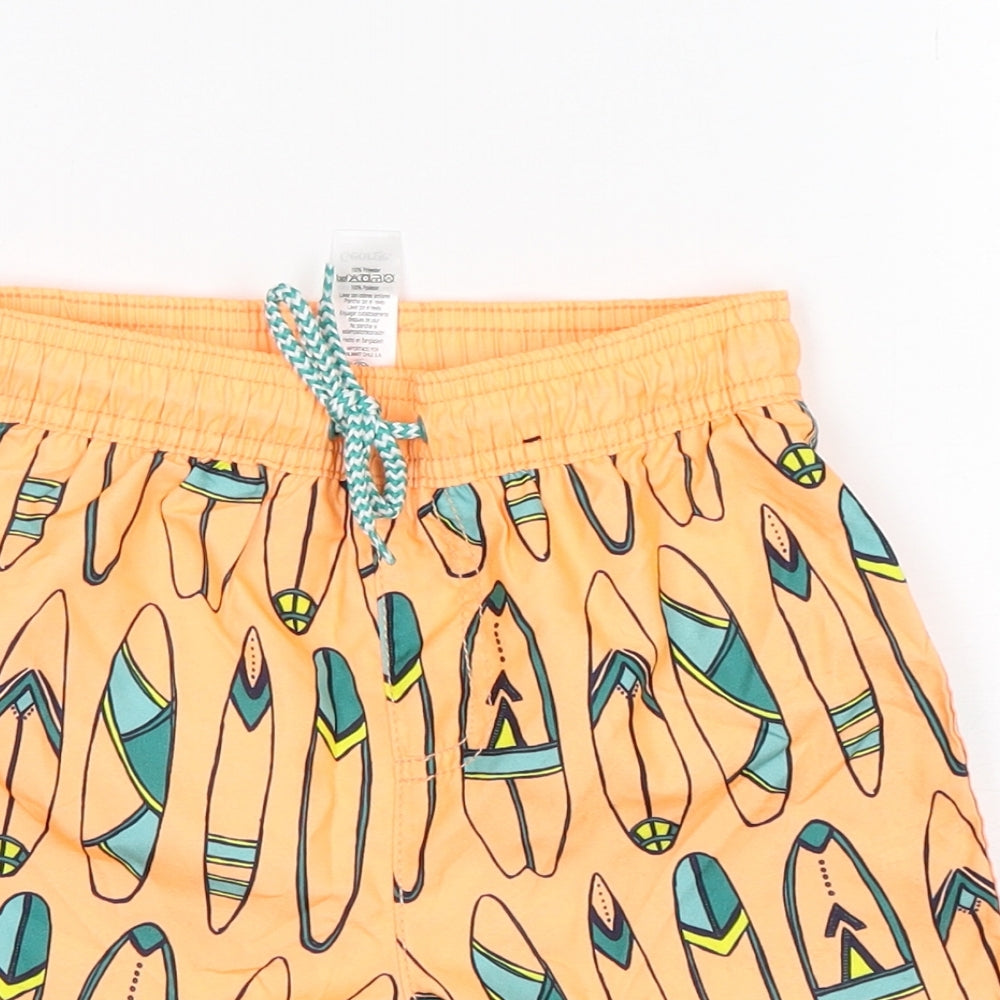George Boys Orange  Polyester Sweat Shorts Size 5-6 Years  Regular  - Swim Shorts