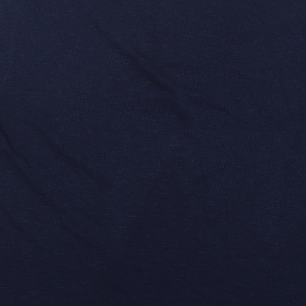 Dunnes  Mens Blue  Cotton  Polo Size L Collared