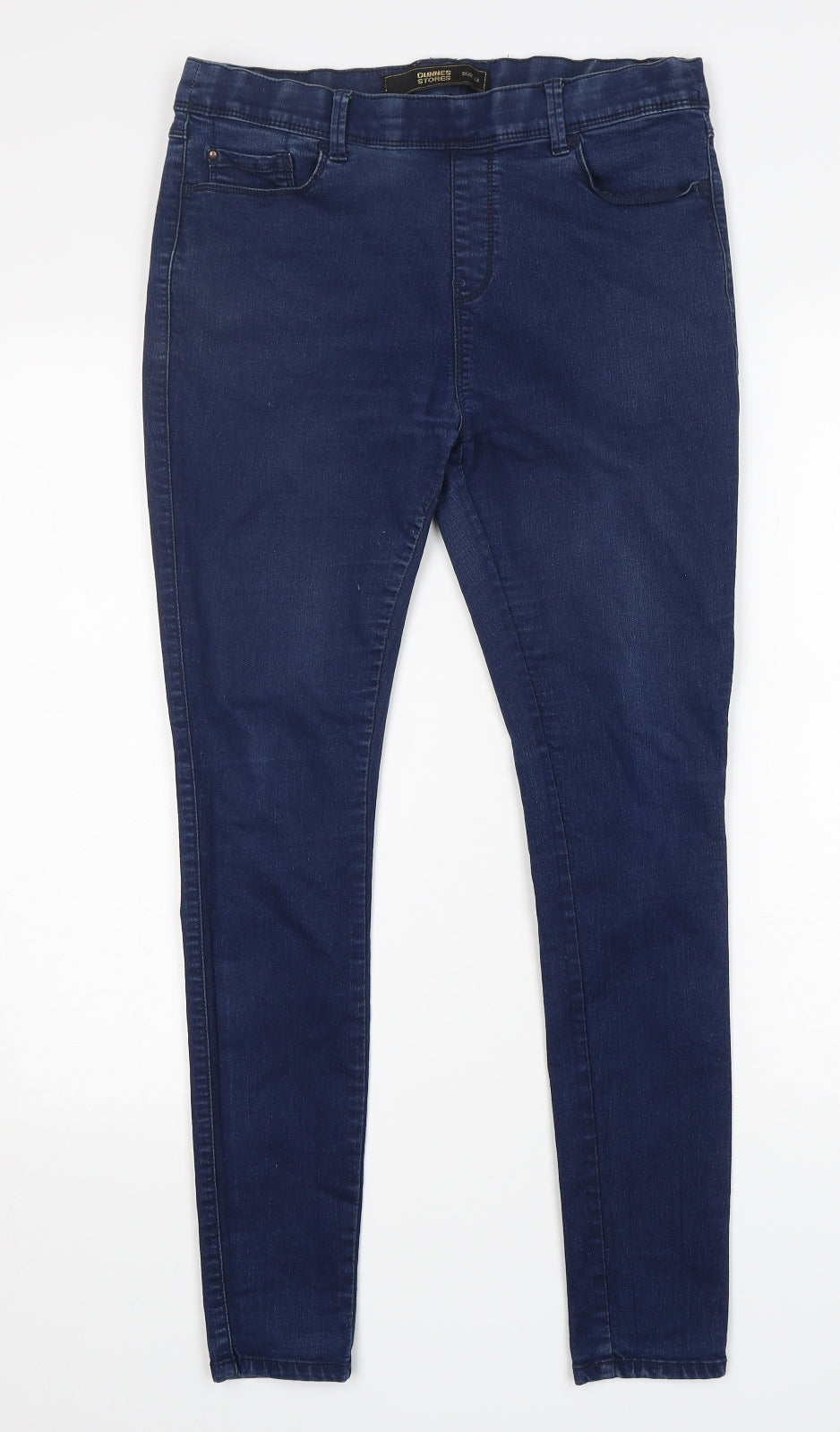 Dunnes  Womens Blue  Cotton Jegging Jeans Size 12 L28 in Regular
