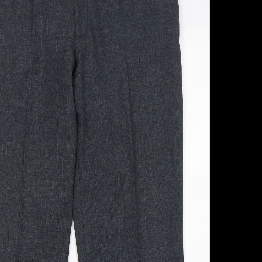 M&S Mens Grey  Polyester Trousers  Size 40 L31 in Regular