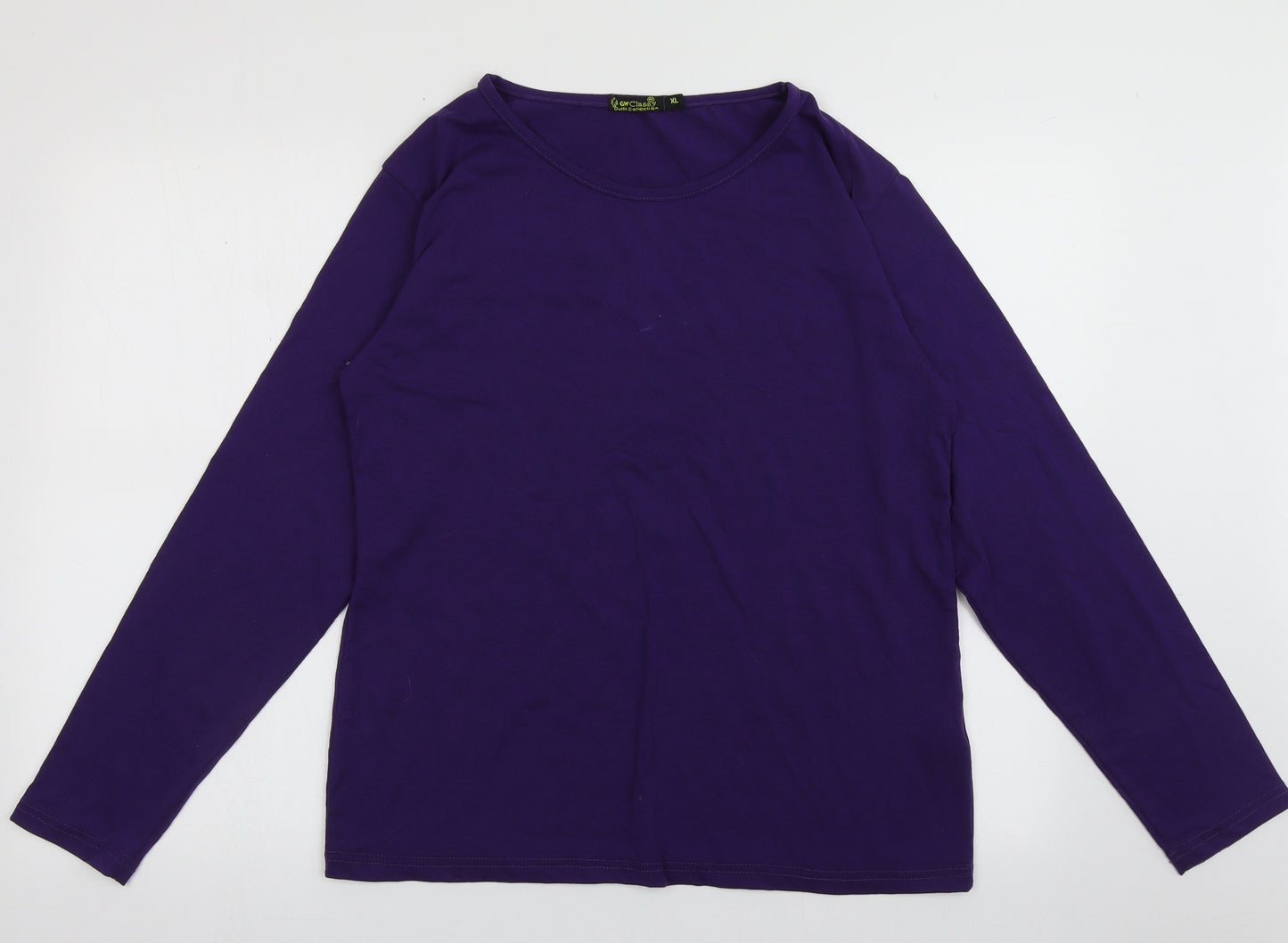 GW Classy Womens Purple  Polyester Pullover Sweatshirt Size XL  Pullover