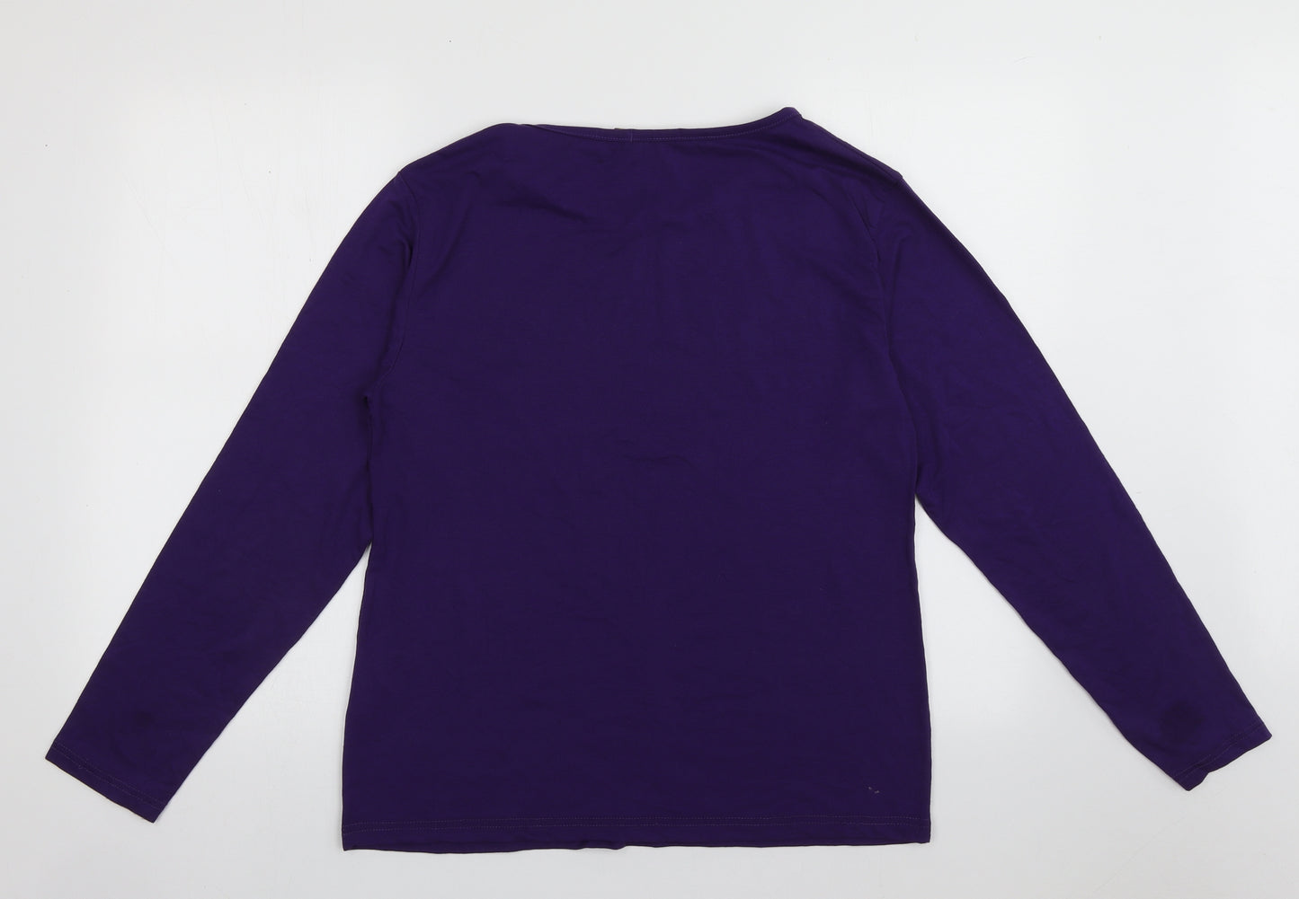 GW Classy Womens Purple  Polyester Pullover Sweatshirt Size XL  Pullover