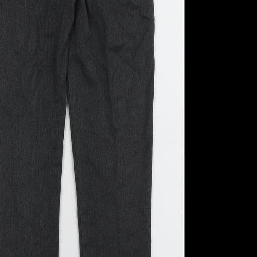 Matalan Boys Grey  Polyester Capri Trousers Size 11 Years  Regular Hook & Eye - school wear