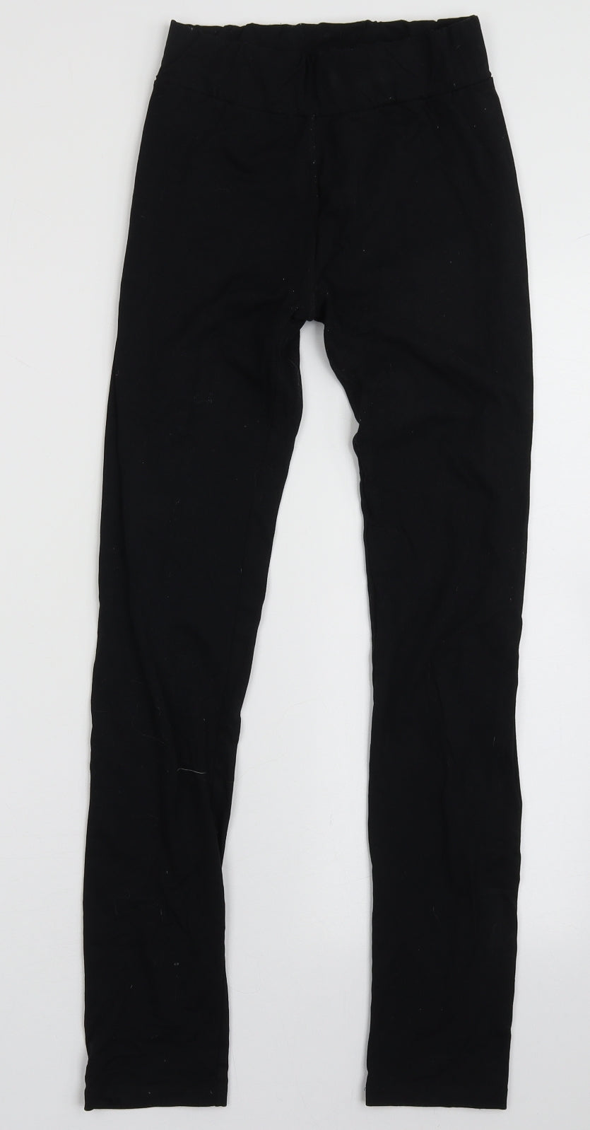 matalam Girls Black  Nylon Capri Trousers Size 12-13 Years  Regular