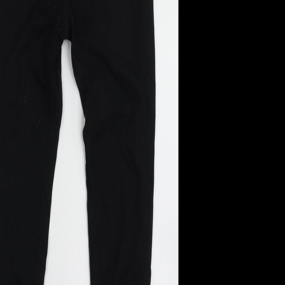 matalam Girls Black  Nylon Capri Trousers Size 12-13 Years  Regular