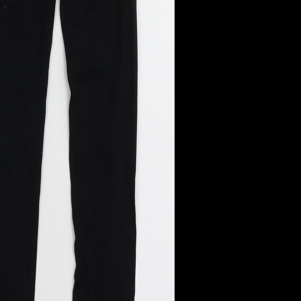matalam Girls Black  Nylon Capri Trousers Size 12-13 Years  Regular