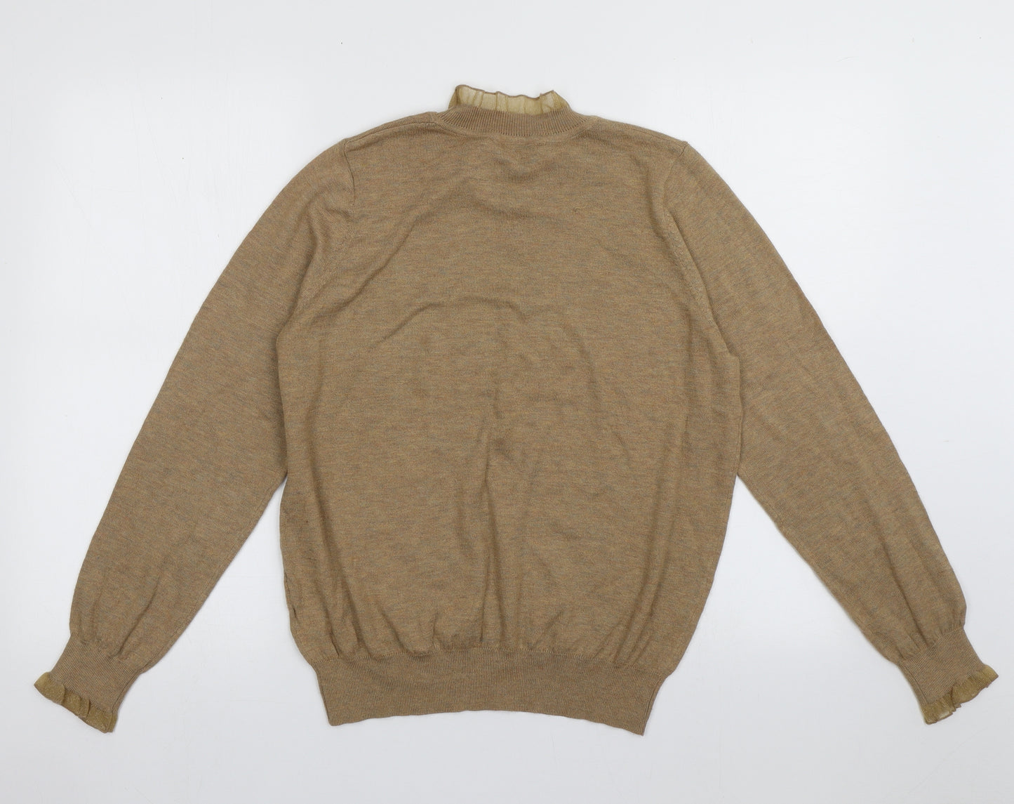 NEXT Womens Brown  Polyester Pullover Sweatshirt Size M  Pullover