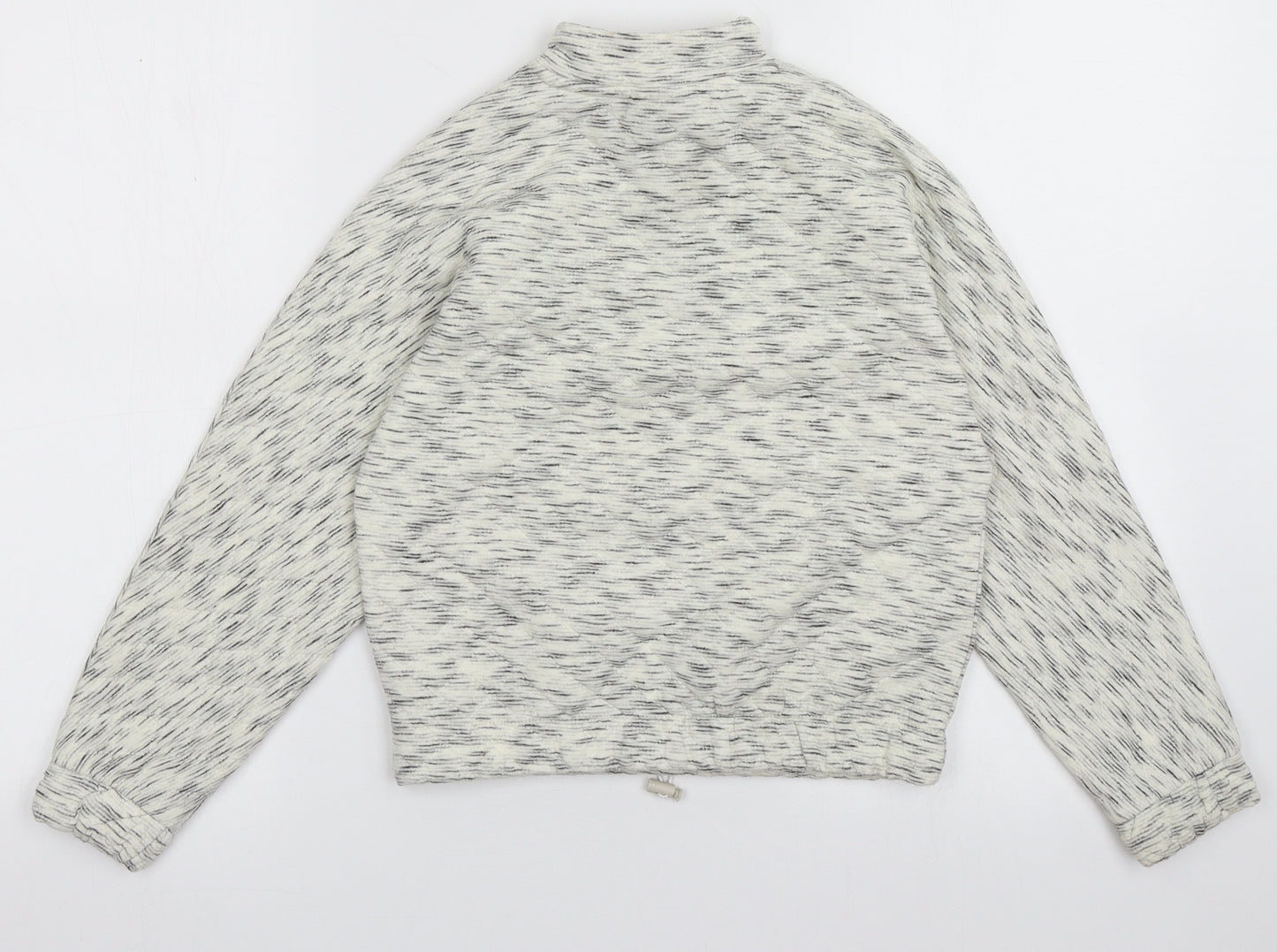 Matalan Girls Beige  Polyester Pullover Sweatshirt Size 9 Years  Zip