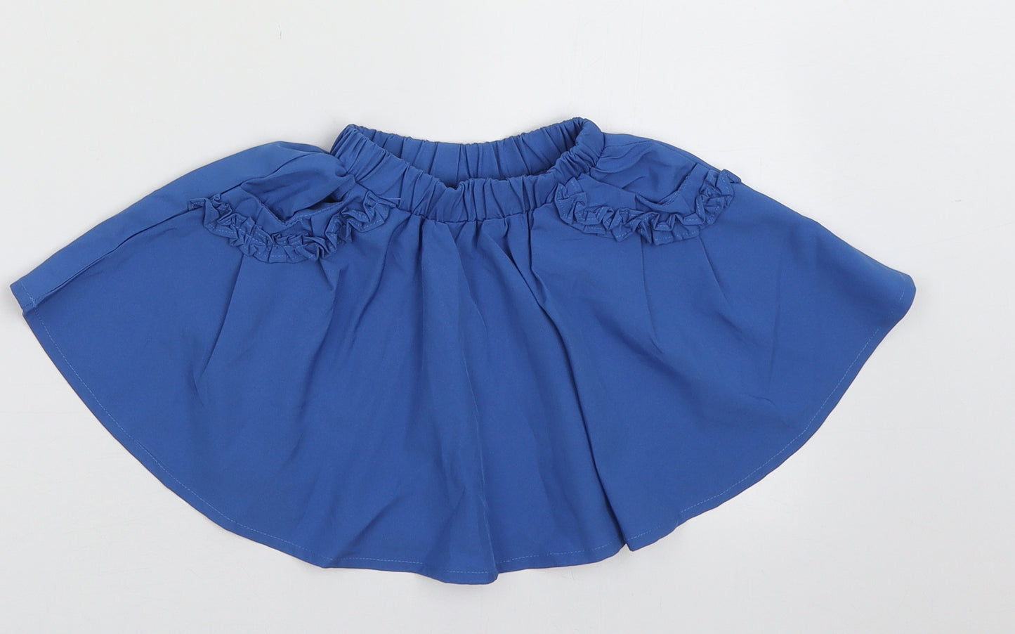 SheIn Girls Blue  Polyester A-Line Skirt Size 4 Years  Regular