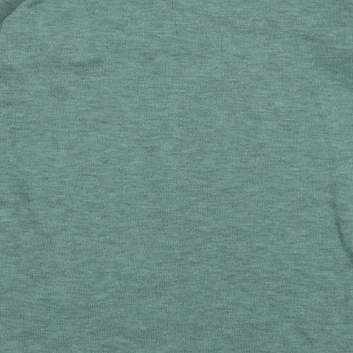 DECATHLON Womens Green  Polyester Basic Casual Size S Crew Neck Pullover