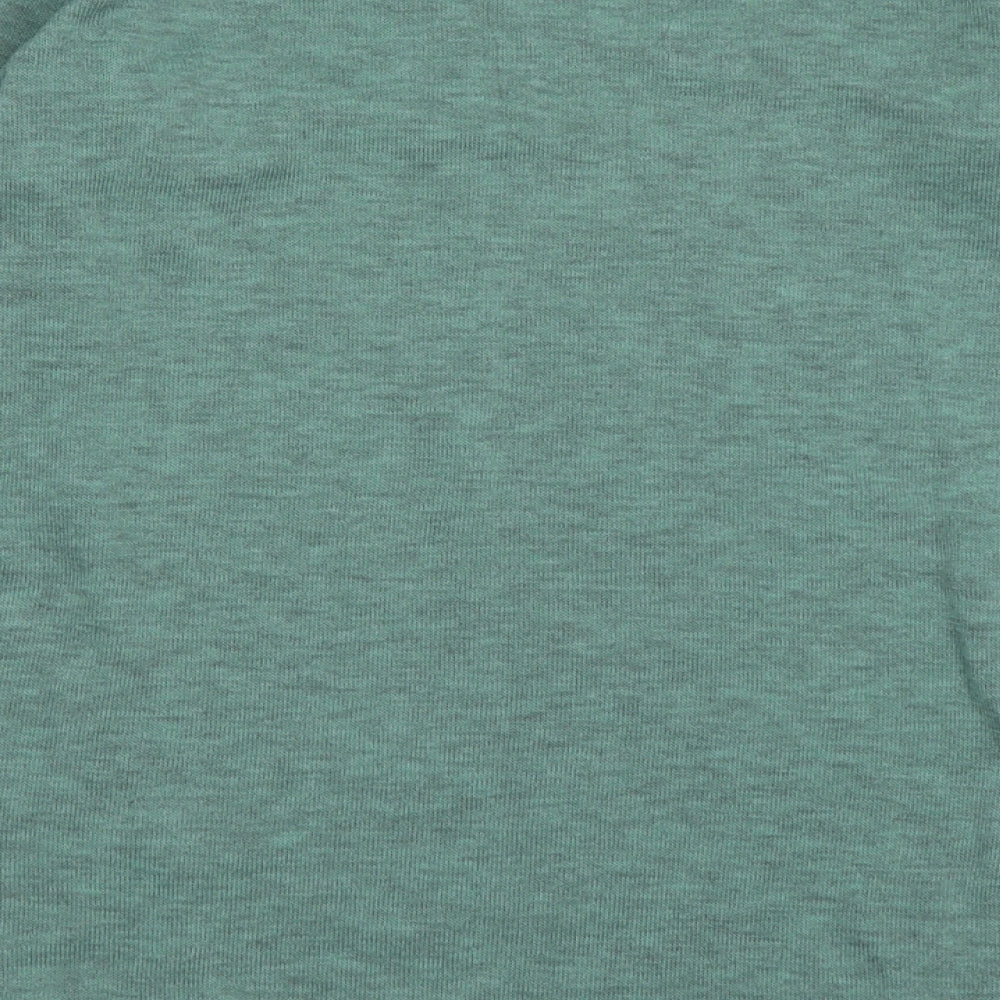 DECATHLON Womens Green  Polyester Basic Casual Size S Crew Neck Pullover