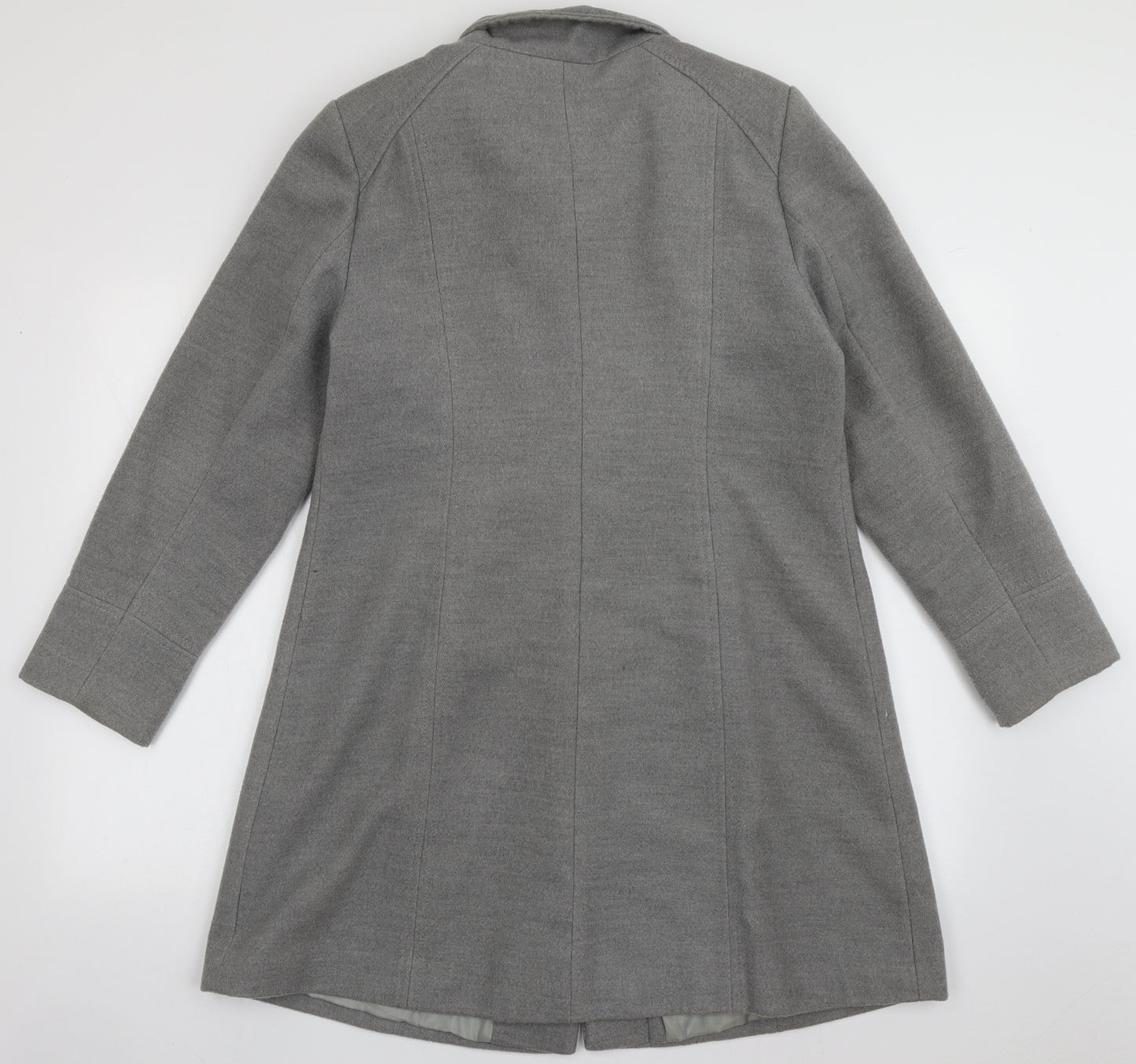 bm collection Womens Grey   Overcoat Coat Size 14  Button