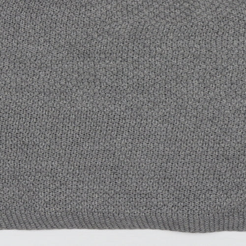 Primark Womens Grey Crew Neck Argyle/Diamond Acrylic Pullover Jumper Size 14