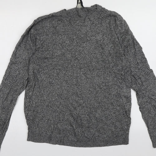 ASOS Mens Grey  Cotton Pullover Sweatshirt Size M