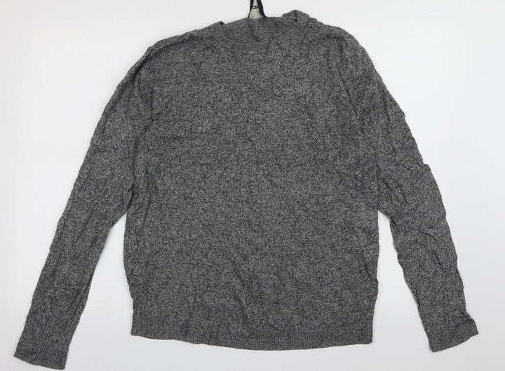 ASOS Mens Grey  Cotton Pullover Sweatshirt Size M