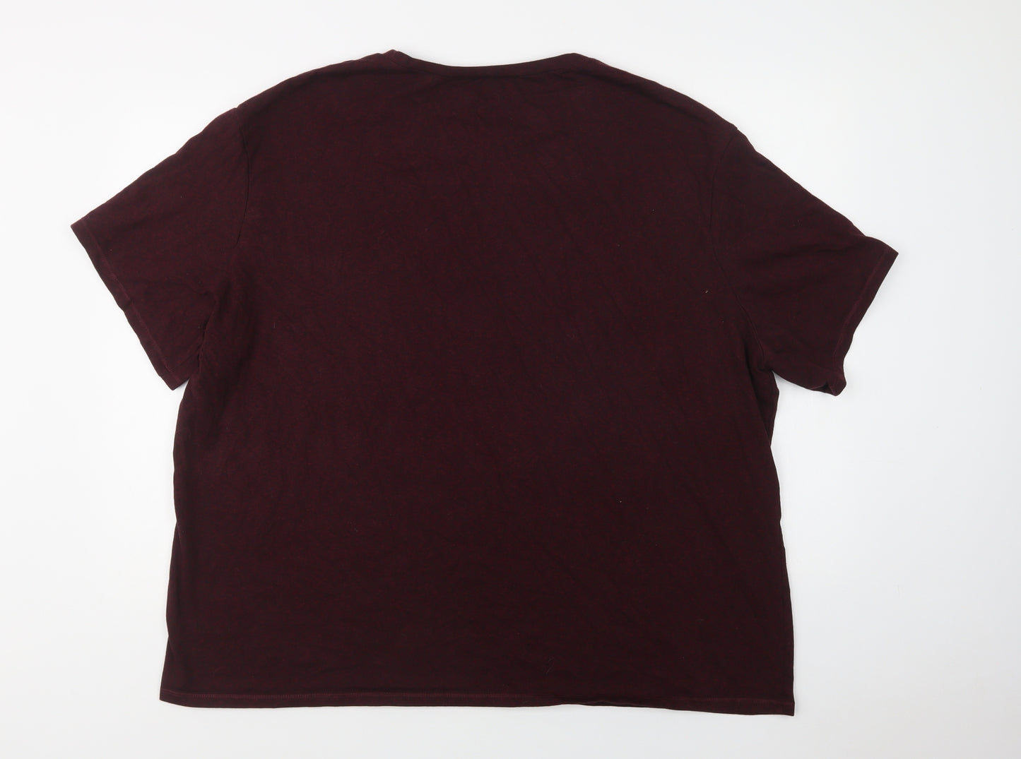 DECATHLON Mens Purple    T-Shirt Size 4XL Crew Neck