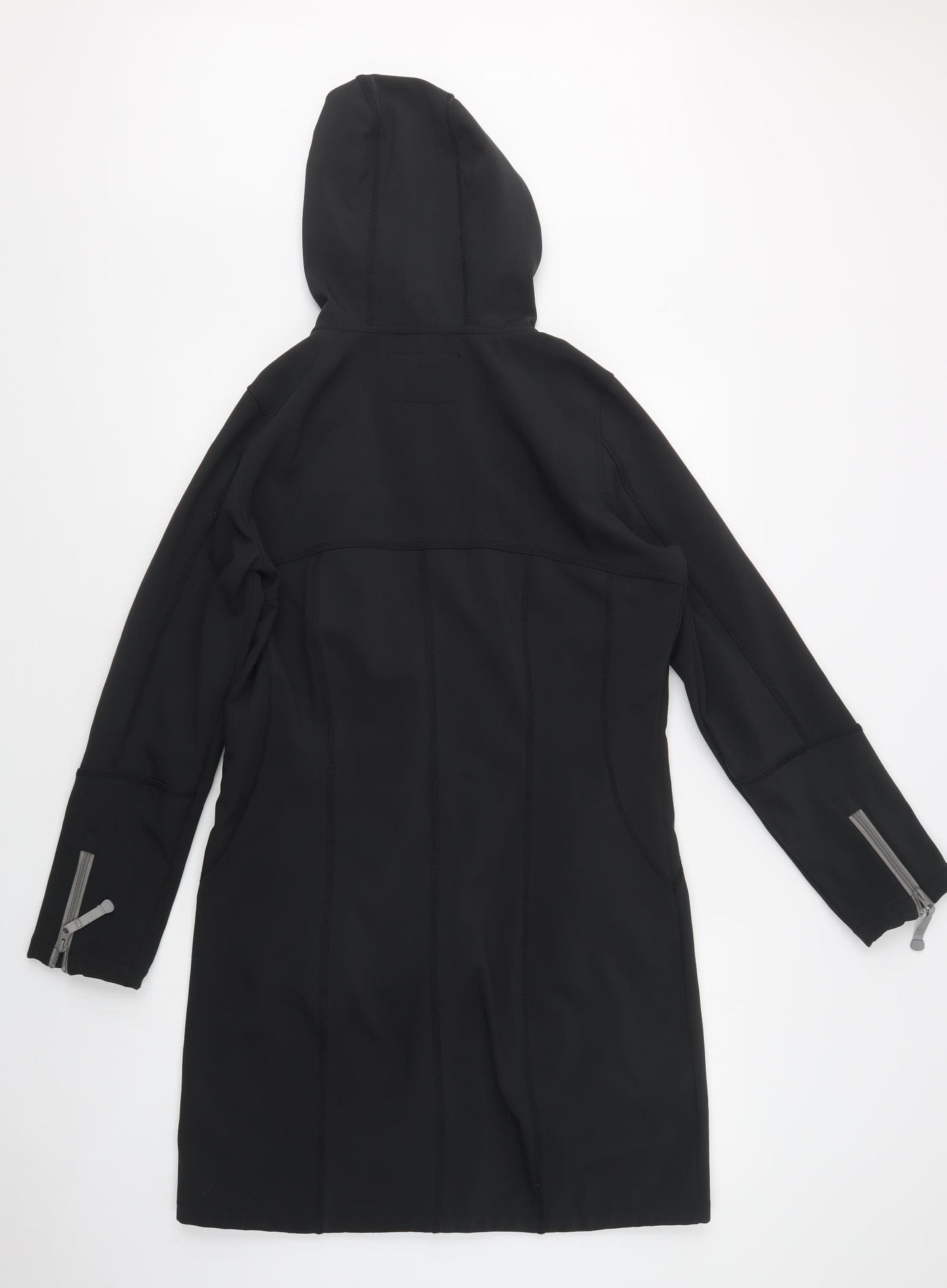 Peppercorn Womens Black   Rain Coat Coat Size S  Zip