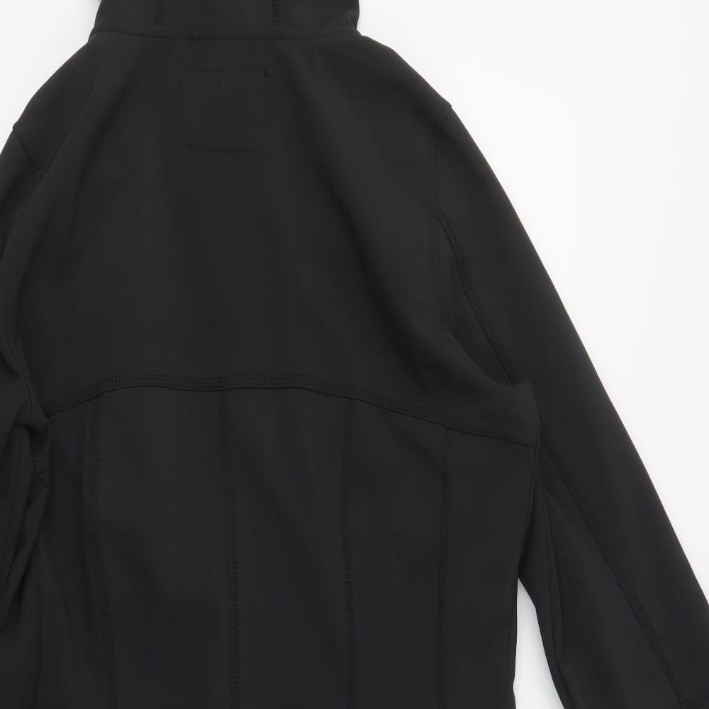 Peppercorn Womens Black   Rain Coat Coat Size S  Zip
