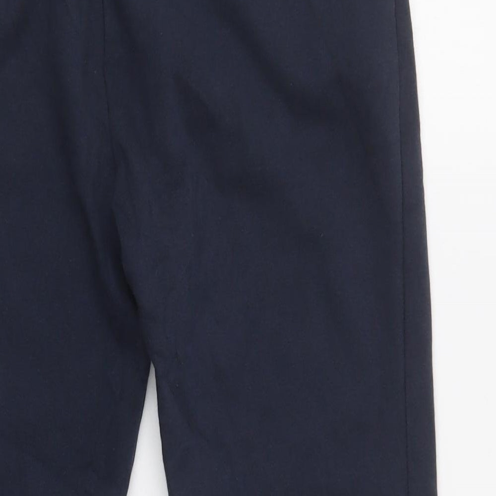 TU Boys Blue  Cotton Jogger Trousers Size 10 Years  Regular Drawstring - School Wear
