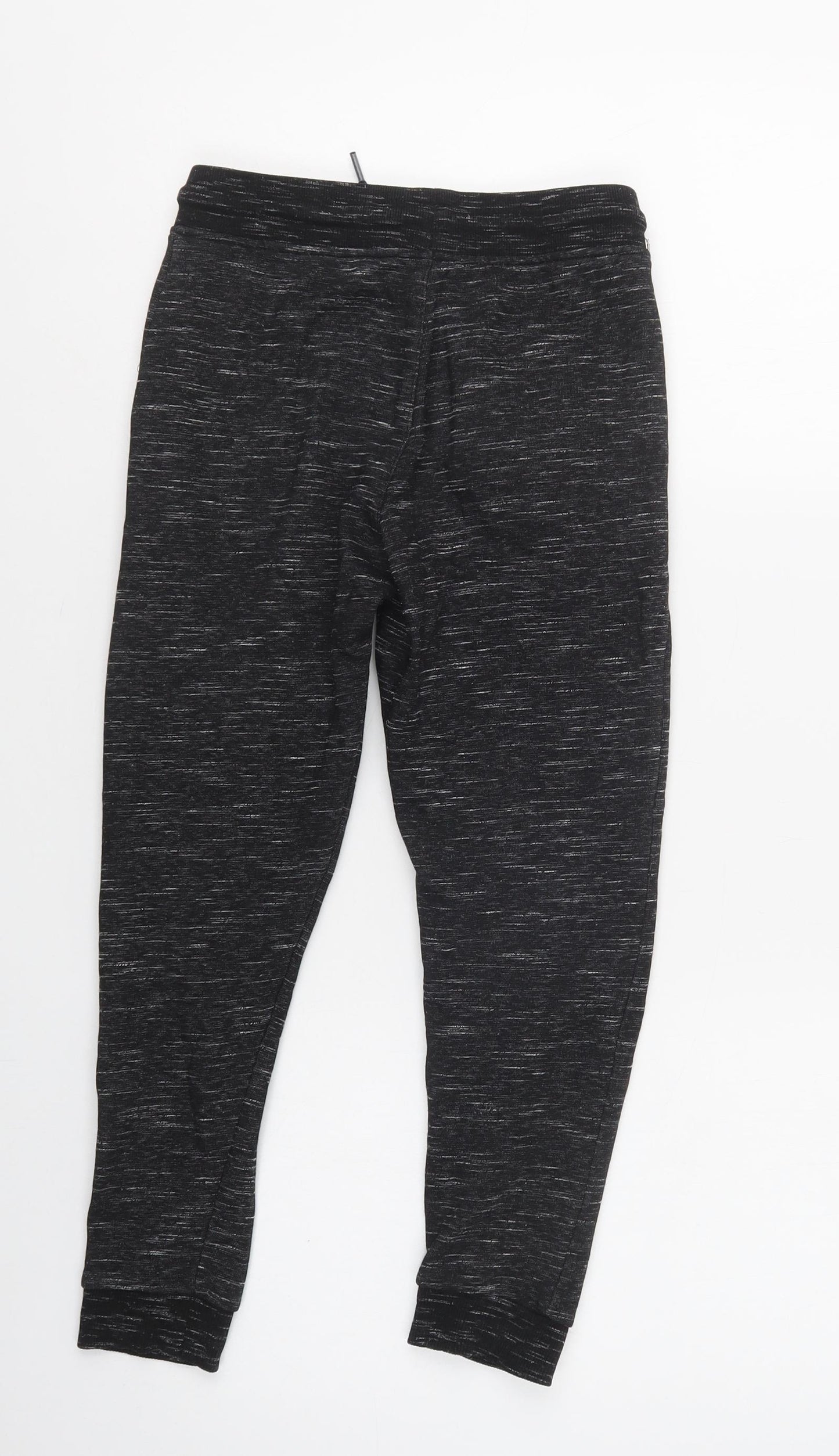 George Girls Black  Cotton Jogger Trousers Size 9-10 Years  Regular Drawstring