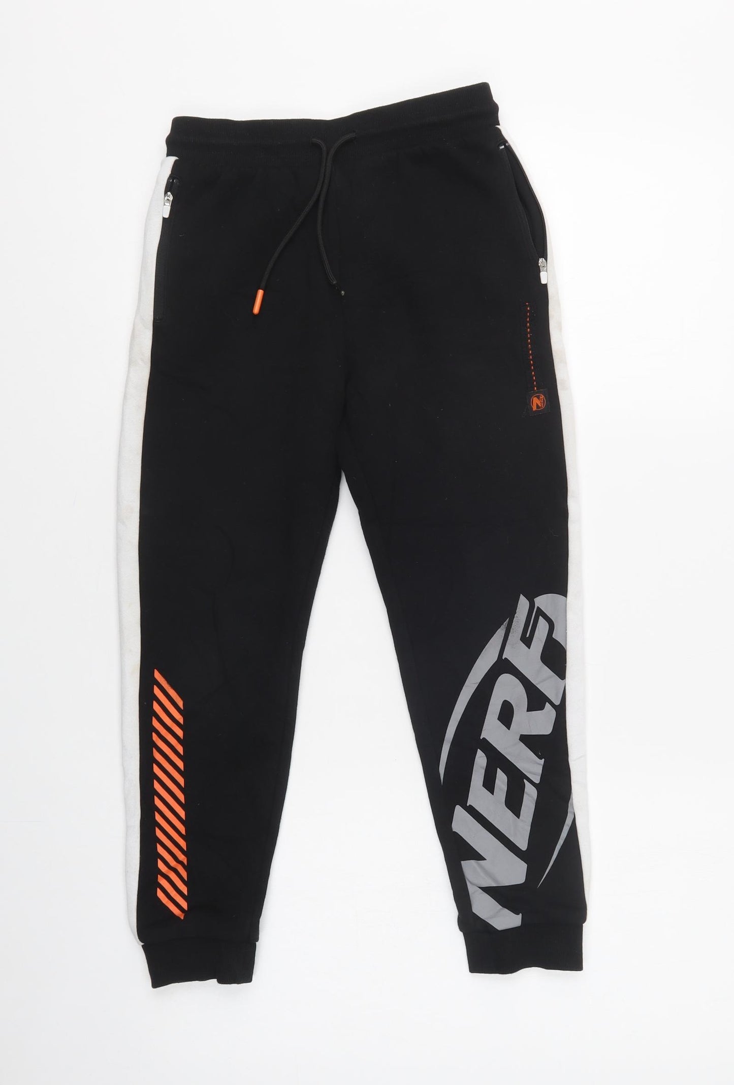 NERF Boys Beige  Cotton Jogger Trousers Size 9-10 Years  Regular Drawstring